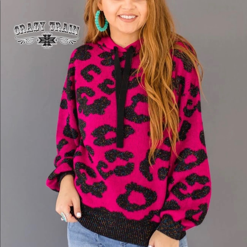 Size 2XL Crazy Train knit sweater